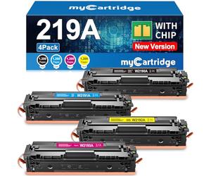 myCartridge 219A Tóner con Chip para Tóner HP Color LaserJet MFP 3302sdw | Recambio para HP 219A compatible con HP Color LaserJet Pro MFP 3302SDWG/FDWG/FDNG/SDW/FDW/FDN 3202DW/DN para tus dispositivos