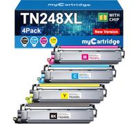 myCartridge TN248XL TN248 Tóner 4-Pack Compatible Avec Brother DCP-L3560CDW