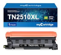 myCartridge TN2510XL TN-2510XL Cartucho de tóner Compatible para Brother MFC-L2835DW HL-L2400DWE DCP-L2660DW DCP-L2665DW HL-L2445DW DCP-L2620DW DCP-L2627DW para TN2510 TN 2510XL (Negro 1 Pack)