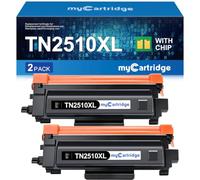 myCartridge TN2510XL TN2510 Tóner Compatible para Brother HL-L2400DWE Tóner