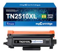 myCartridge TN2510XL TN2510 Tóner Compatible para Brother HL-L2400DWE Tóner