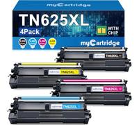 MYCARTRIDGE TN625XL TN-625XL Compatible para Brother TN625XL TN625 para Brother HL-L8430CDW Toner MFC-L8730CDW Toner para TN625XL TN-625CMYK (4-Pack 5500/4500 Pages)