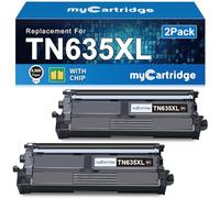 myCartridge TN635XL TN635 Tóner negro HL-L8430CDW MFC-L8930CDW Repuesto compatible para Brother TN-635XL TN 635XL Tóner de alto hilo para impresora MFC-L8730CDW HL-L8570CDW MFC-L8970CDW MFC-EX575