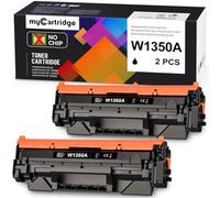 MYCARTRIDGE Tóner de 135 A compatible con HP 135A 135X, repuesto para HP Laserjet MFP M234DW para M234SDWE m234sdw m234dwe m234sdn m209dwe (Sin chip, 2 negro)
