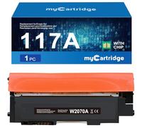 myCartridge W2070A 117A Tóner Compatible con HP 117A Negro Toner (con Chip) Compatible con HP Color Laser MFP 178NW 179FNW 150NW 150A (1 Negro)