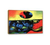 MYCGGDGH De repente II Max Ernst Pintura Sobre Lienzo Reproducciones de Cuadros Famosos en Lienzo Moderna PóSter DecoracióN Salon Dormitorio baño 42x30cm(17x12in) Enmarcado