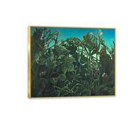 MYCGGDGH La joie de vive The Joy of Life Reproducciones de Max Ernst en Lienzo Pinturas Surrealistas Famosas Arte Clásico Cuadros de Artistas Famosos Decoración de pared 50x40cm(20x16in) Enmarcado