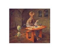 MYCGGDGH Remedios Varo cuadro con marco Creation of the Birds Poster Cuadros Famosos en Lienzo Cuadros Decoracion de Pintores Famosos DecoracióN de Pared Dormitorio65x50cm(26x19in) Sin marco