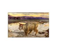 MYCGGDGH William Holman Hunt Cuadros ImpresióN Sobre Lienzo El chivo expiatorio Cuadro Pinturas Famosas ReproduccióN de Lienzo Cuadros Decoracion Salon Modernos95x60cm(37x24in) poster
