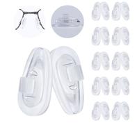 MYCOURAG 10 pares de piezas de nariz de goma de silicona de repuesto compatibles con Oakley Crosshair 2.0/WireTap/Whisker/Placa de metal/Spike/Splinter/Tightrope/demandante gafas de sol