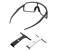 MYCOURAG Mecha de repuesto metálica para gafas de sol Oakley Sutro OO9406/Sutro Asian Fit OO9406A/Sutro S OO9462 - Negro+Plata