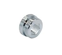 MYCZLQL 1 Unids 1/2 "M16 M17 M18 M19 M20 M22 M24 M28 M32 Conector De Hilo Latón, para La Reparación De La Conversión del Grifo Adaptador De Grifo (Color : NO 6)