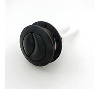 MYCZLQL Tanque De Inodoro De Doble Descarga Botón De Color Negro Forma Redonda Aseo Botones De Empuje Accesorios De Baño 38 Mm,For El Interruptor De Baño Accesorios De Inodoro