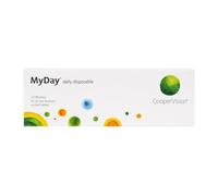 Myday 1-Day Silicone - Lentes de contacto esféricas diarias (R 8.4 / D 14.2 / -0.25 Diop), Pack de 30 uds.