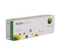 Myday 1-Day Silicone - Lentes de contacto esféricas diarias (R 8.4 / D 14.2 / -1.25 Diop), Pack de 30 uds.