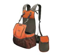 MYDAYS Upland - Chaleco táctico de caza con bolsa de juego y bolsillos para caza de aves al aire libre, Naranja, Large