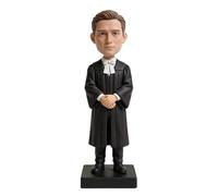 mydedor Figura 3D de Bobblehead personalizada, figura de abogado fotográfico Bobbleheads, figura de abogado masculino, recuerdos de profesión legal, regalos de decoración de oficina personalizados