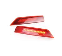 MYDMYGS Ajuste for Ford Transit Custom 2016-up 12V LED tercera luz de freno trasera montaje de alto nivel accesorios de lámpara de parada 2 uds 12V 2009953(1Pair Red Lens)