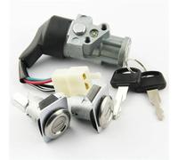 MYDMYGS Ajuste for H0nda CH80 Elite 1985-2007 interruptor de encendido conjunto de cilindro de bloqueo