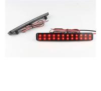 MYDMYGS Ajuste for VW T5 Transporter lámpara antiniebla trasera 2 uds Reflector de parachoques trasero rojo luz LED de freno de parada trasera(2pcs Smoked Lens)