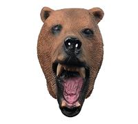 MYDVDHDV -Hworks Brown Bear Party Headwear Latex Full Face Mask Boonie Bears Cosplay Costume Props for Halloween