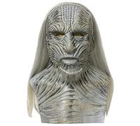 MYDVDHDV Máscara de disfraz de diablo Game Of Thrones Night King Cosplay Mask Zombie Headwear Mask Horror Headwear for Halloween Carnival Costume Party Props