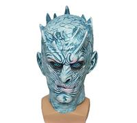 MYDVDHDV Night King Cosplay Mask Game of Thrones Halloween Latex Cosplay Mascarade Party Funny Performance Costume Props Mask Horror Headwear for Halloween Carnival Costume Party Props