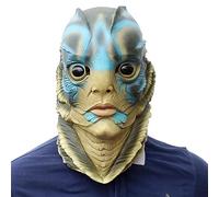 MYDVDHDV Shape of Water Latex Mask Horror Headwear for Halloween Carnival Costume Party Props