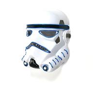 MYDVDHDV Stormtrooper El Luminous Cosplay Mask Party Atmosphere Funny Cold Light Cosplay Mask Horror Headwear for Halloween Carnival Costume Party Props