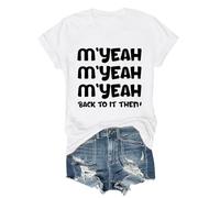 M'yeah Back to It Then - Camiseta Myeah Back to It Then, Blanco-1, S