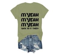 M'yeah Back to It Then - Camiseta Myeah Back to It Then, Verde, 1, XL