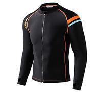 MYENA Trajes de Buceo para Surf de Hombre, Pantalones de Chaqueta de Surf de Talla Grande 4xl-5xl, Camisa de baño UV, Traje de baño de Manga Larga, Medias de Buceo para navegar,Jacket,5XL