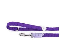 MyFamily Correa para Perros De Nylon Made In Italy, Acabados Metálicos En Bronce Blanco O En Oro De 24 Quilates, Práctica Y Cómoda, Hecha A Mano, Colección Milano