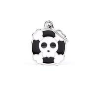 MyFamily - Medalla para perro personalizada en forma de calavera, placa de perro con grabado gratuito, esmaltado a mano de metal, colección encantos