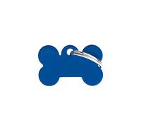 MyFamily Placa de Identificación Personalizado para Perro Made in Italy, Hueso pequeño, Placa de identificación de Perro Grabada Gratis, Metal esmaltado a Mano, Colección Basic, 30x19 mm