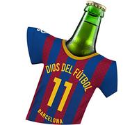 myfanshirt Camiseta de fútbol para Barcelona Camiseta de casa Hombre Neopreno Enfriador de Cerveza Enfriador de botell Dios del Futbol by SPSPT