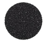 myfelt alfombra de bolas de fieltro aspecto piedra redonda - ø 90 cm, antracita