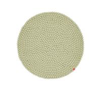 myfelt Alfombra de bolas de fieltro Big One redonda - ø 180 cm, verde claro