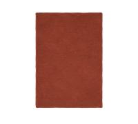 myfelt Alfombra monofieltro rectangular - 50 x 70 cm, rojo óxido
