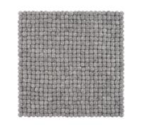 myfelt funda de asiento mono bola de fieltro cuadrada - gris