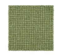 myfelt funda de asiento mono bola de fieltro cuadrada - verde oscuro