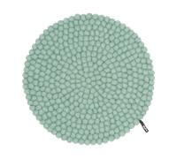 myfelt Funda de asiento redonda New Colors bola de fieltro - turquesa