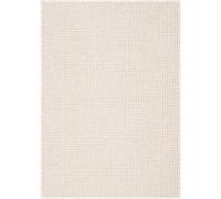 myfelt Mono alfombra de bolas de fieltro rectangular - 50 x 70 cm, blanco