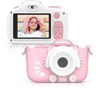 myFirst Cámara 3 Full HD de 16 MP Frontal HD para niños, cámara Digital y Lente Selfie y Macro, Almacenamiento de Tarjetas de Memoria de hasta 32 GB, cámara de Video Digital para niños, Incluye Funda