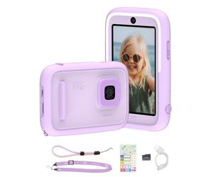 myFirst Cámara 50 - Cámara editora de IA para niños, Fotos de 20 MP, Video 1080P, Lente Frontal y Selfie. Conexión WiFi, Bluetooth, Escucha música. A Partir de 5 años. Conexión con myFirst Circle.