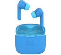 Oaxis myFirst CareBuds - Los Primeros Auriculares estéreo inalámbricos del Mundo para niños y niñas, Auriculares Seguros para niños con Transparencia Inteligente, Volumen máximo 85 dB (Azul)
