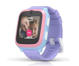 myFirst Fone S3+ Reloj Inteligente para niños con rastreador GPS, videollamada/Voz, para niños de 5 a 12 años, Tarjeta eSIM y suscripción Gratuita de un Mes (Mezcla de algodón de papá)