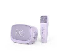 myFirst Voice 2 - Micrófono Interactivo portátil y Altavoz inalámbrico Bluetooth Karaoke con realzador de Eco, Divertidos Efectos de Voz para niños y niñas (Color Violeta)