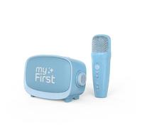 myFirst Voice 2 - Karaoke Infantil portátil con micrófono inalámbrico y Altavoz Bluetooth, Efectos de Voz Divertidos y Eco, Karaoke para niños y niñas (Azul)
