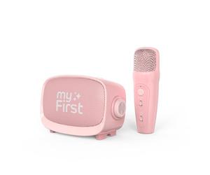 myFirst Voice 2 - Mini máquina de karaoke para niños con micrófono inalámbrico y cambiador de voz Ai para niños, altavoz Bluetooth portátil, juguetes de Navidad regalos para niñas y niños de 3 a 12